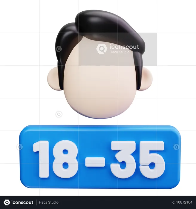 Adult Age  3D Icon