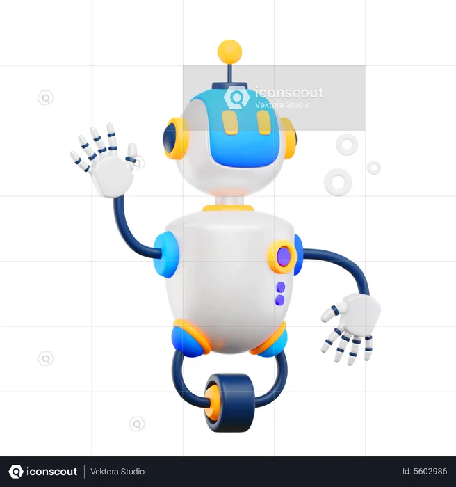 Advanced Robot  3D Icon