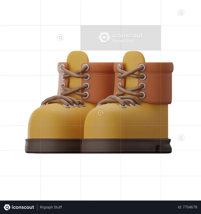 Adventure Boots  3D Icon