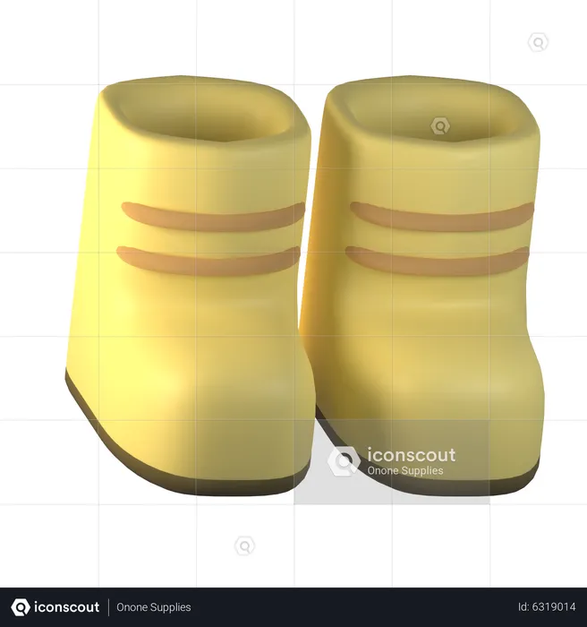 Adventure Shoes  3D Icon