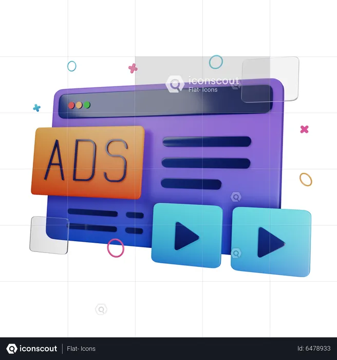 Advertisement  3D Icon