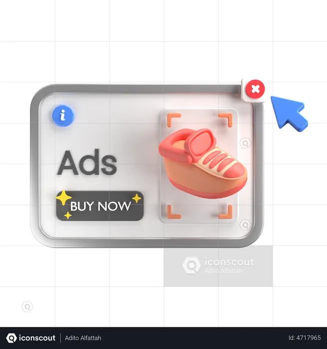 Advertisement  3D Illustration