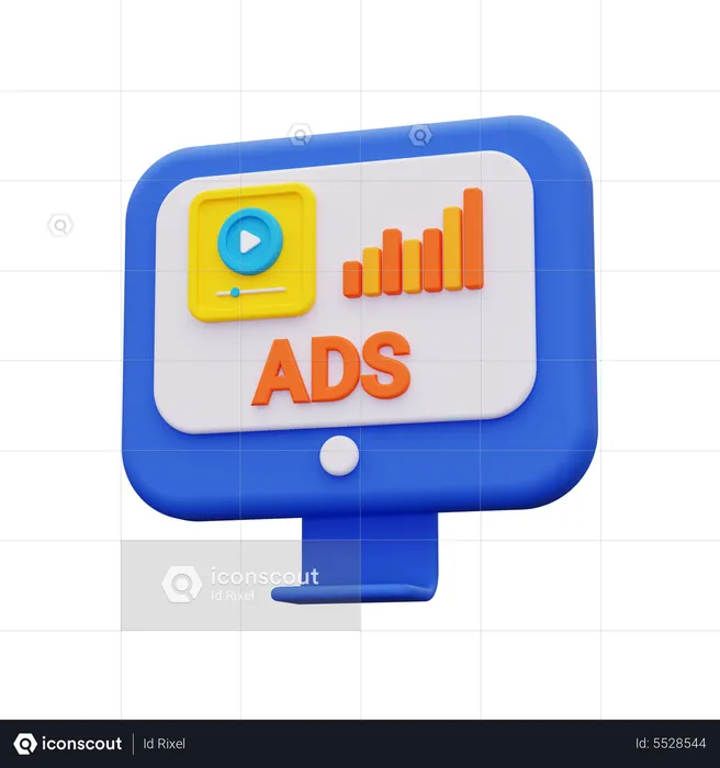 Advertising  3D Icon