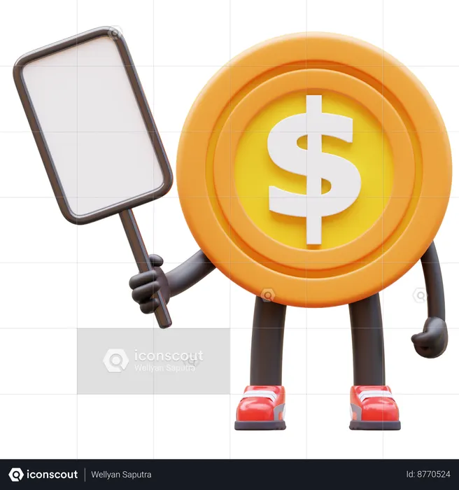 Advertising Board  3D Illustration