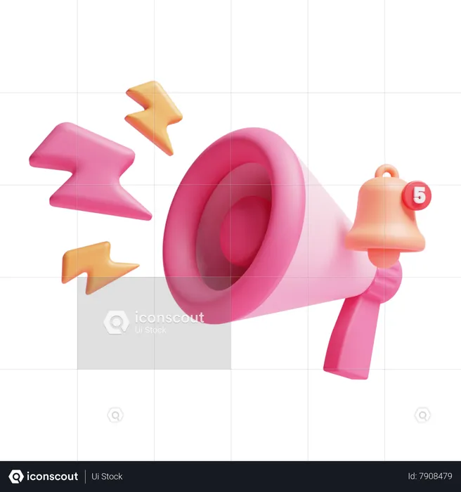 Advertising Notification  3D Icon