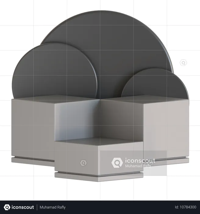 Advertising Podium  3D Icon