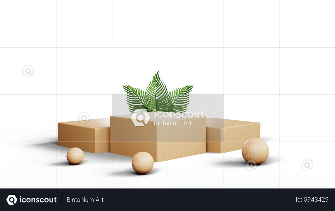 Advertising Podium  3D Icon