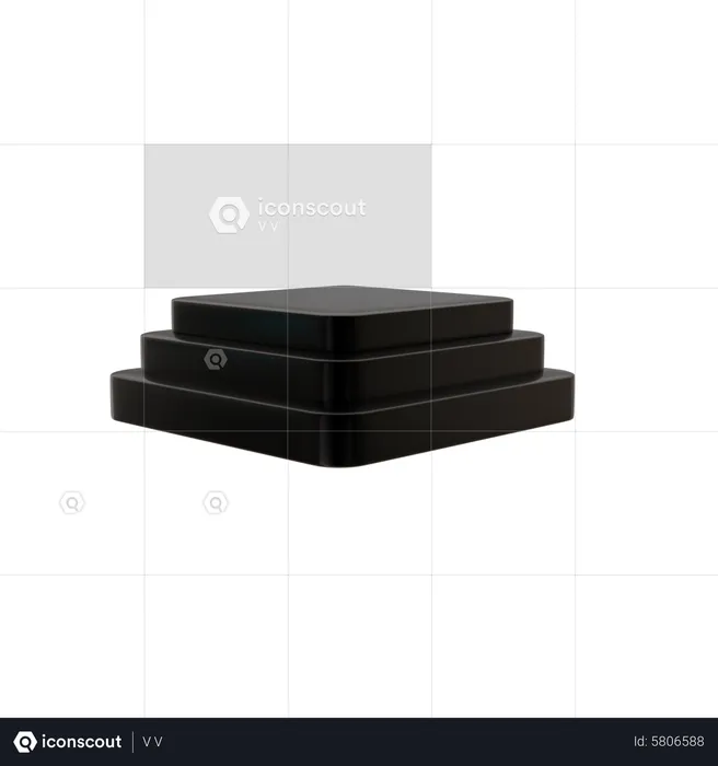 Advertising Podium  3D Icon