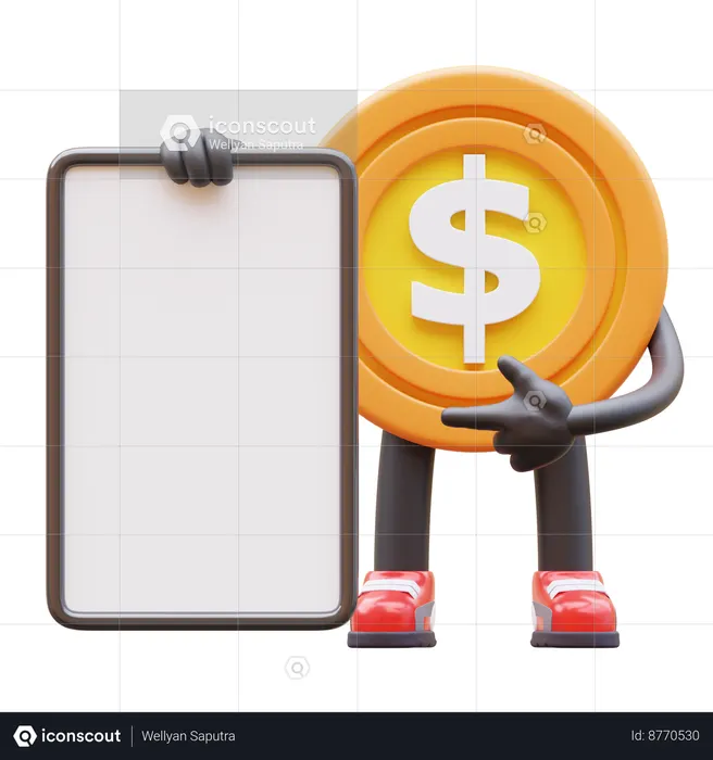Advertising Space  3D Illustration