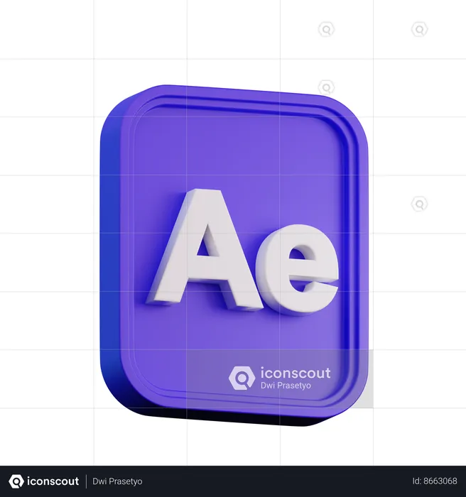 Ae File  3D Icon