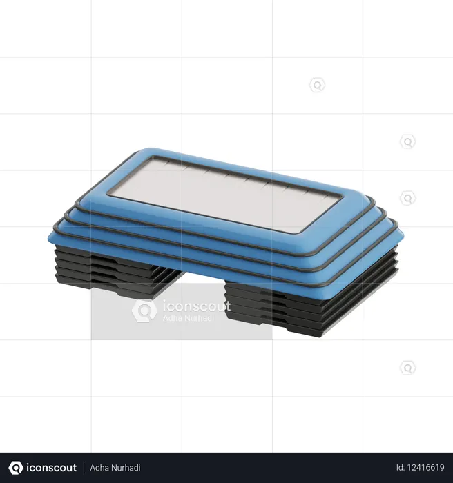 Aerobic Stepper  3D Icon