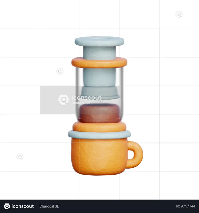 Aeropress  3D Icon