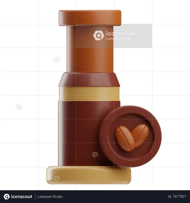 Aeropress  3D Icon