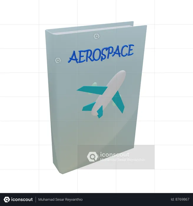 Aerospace Book  3D Icon