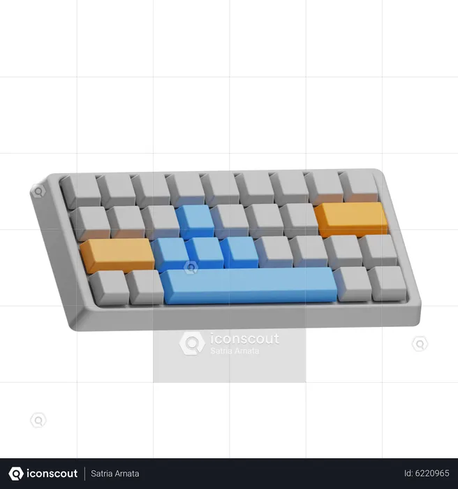 Aesthetic Keyboard  3D Icon