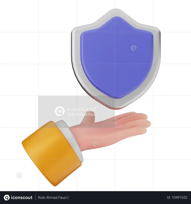 Afficher la protection du bouclier  3D Icon