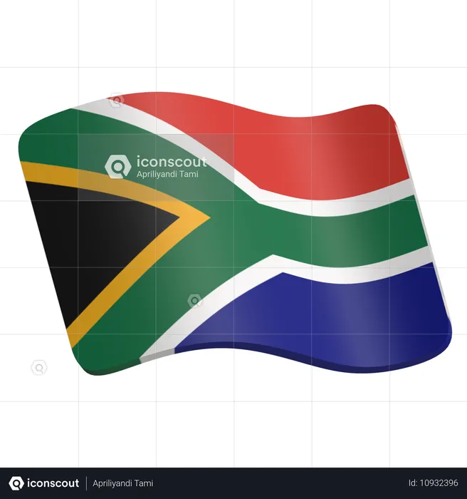 Afrique du Sud  3D Icon