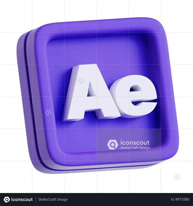 After Effects  3D Icon