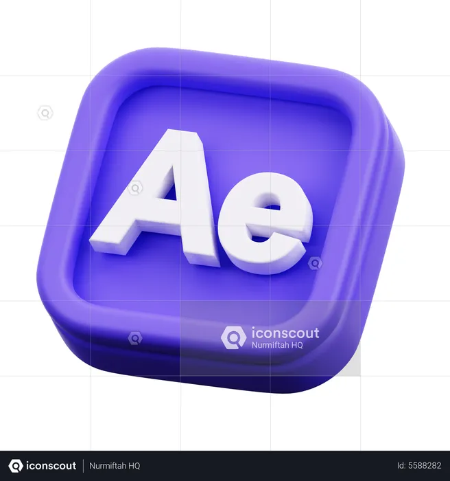 After Effects  3D Icon