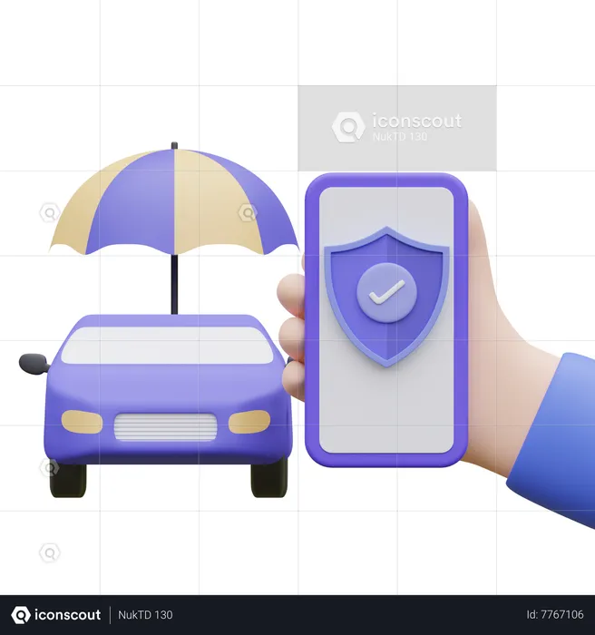 After-sales service insurance  3D Icon