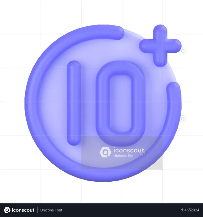 Age Restriction  3D Icon