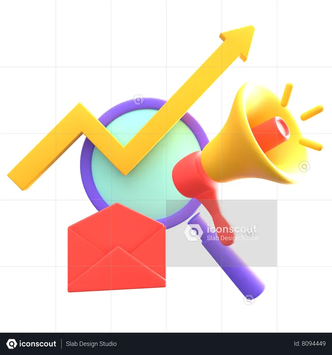 Agence de marketing numérique  3D Icon