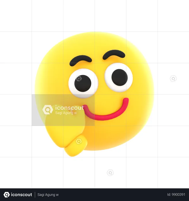 Emoji de la mano agitando Emoji 3D Icon