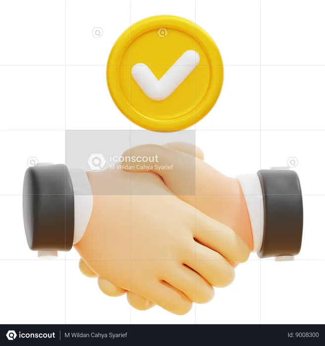 AGREEMENT  3D Icon