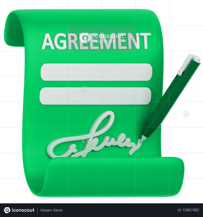 Agreement  3D Icon