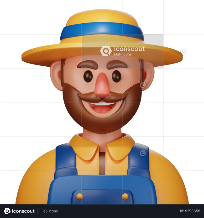 Agriculteur  3D Icon