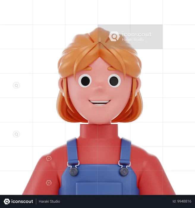 Agricultrices  3D Icon