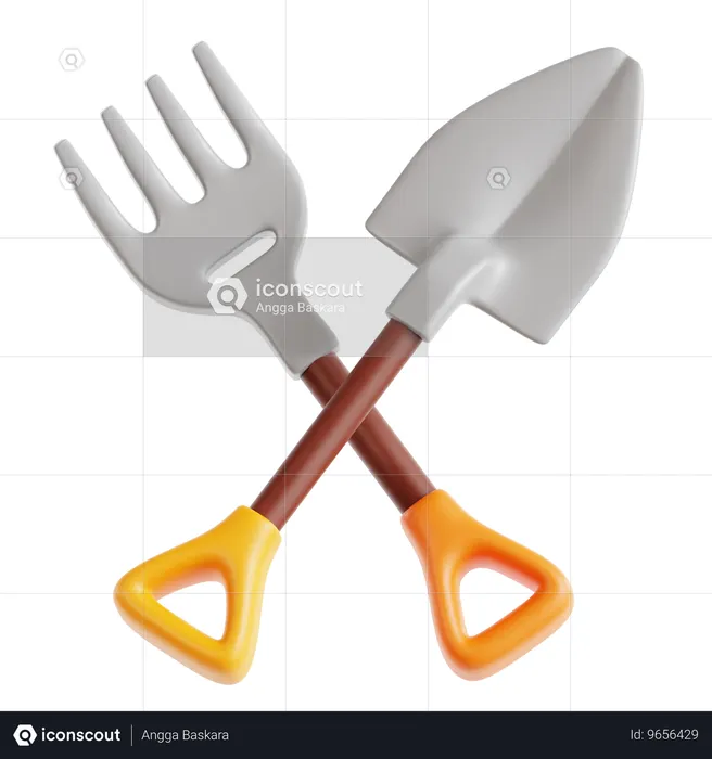 Agricultural Tools  3D Icon