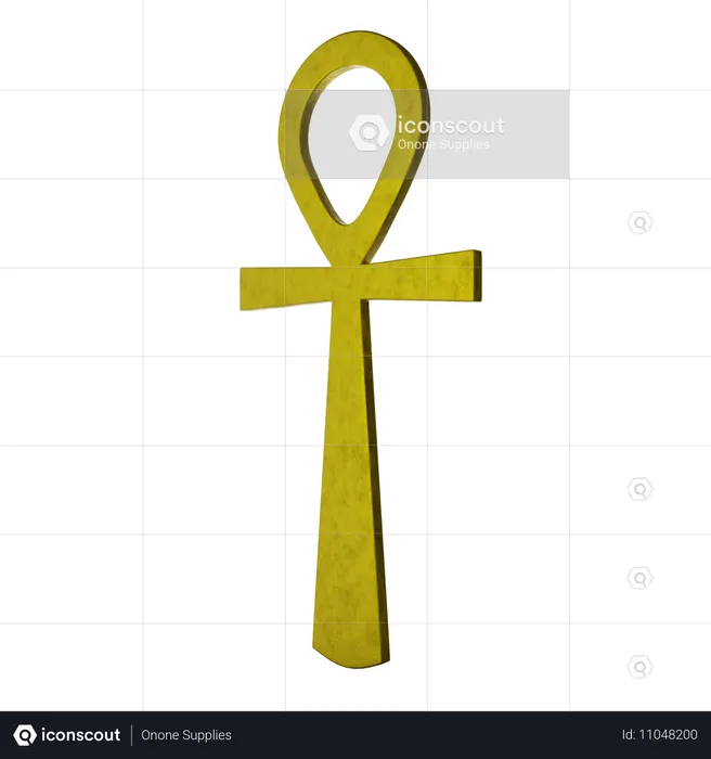 Ägypten Ankh  3D Icon