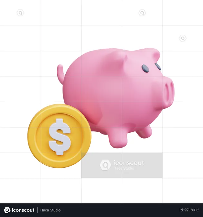 Ahorrar dinero  3D Icon