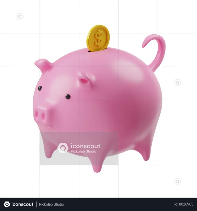 Ahorrar dinero  3D Icon