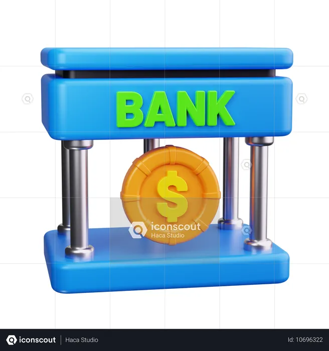 Ahorro bancario  3D Icon