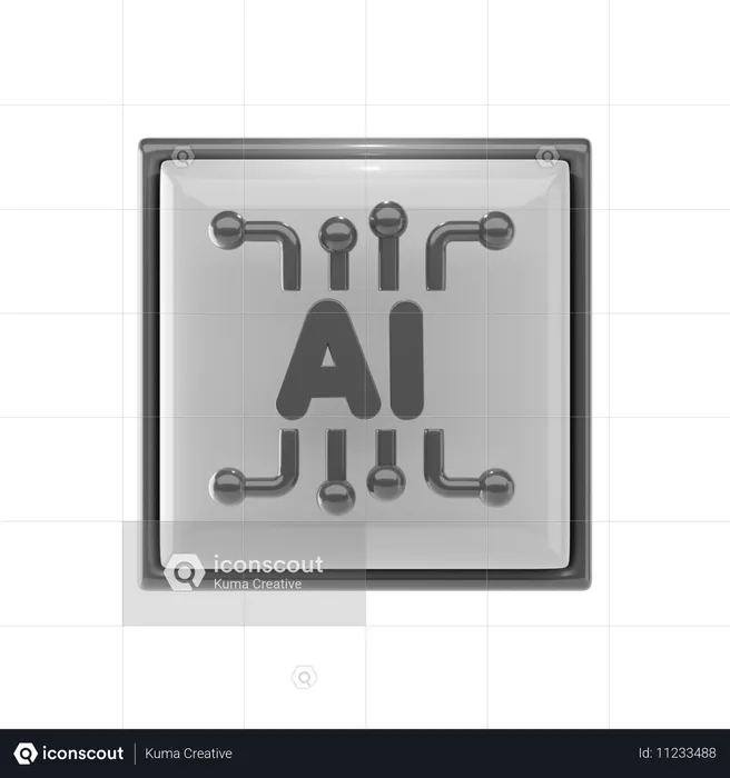 Ai  3D Icon