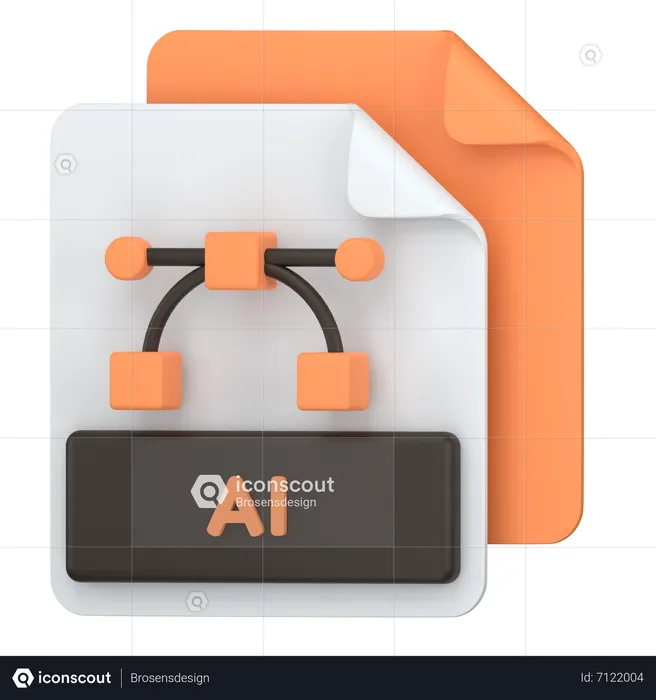 AI  3D Icon