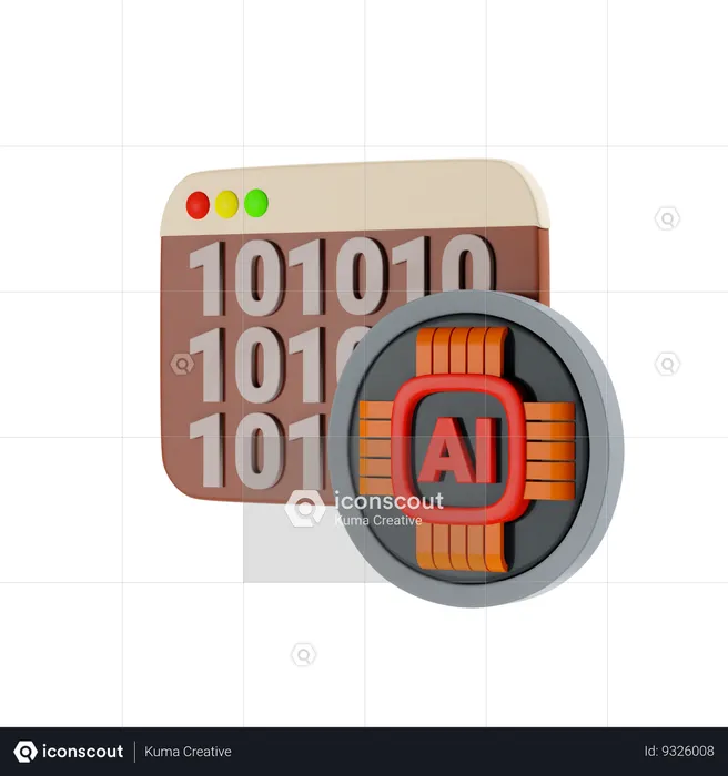 Ai Algorithm  3D Icon