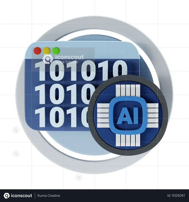 Ai Algorithm  3D Icon