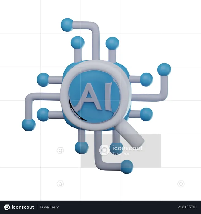 Ai Analysis  3D Icon