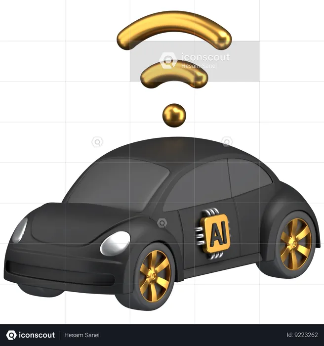 Tem carro  3D Icon