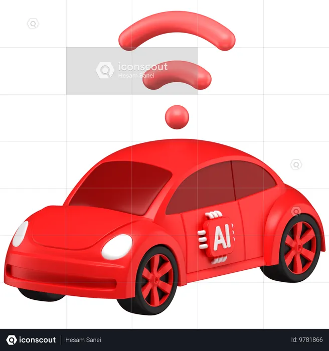 Tem carro  3D Icon