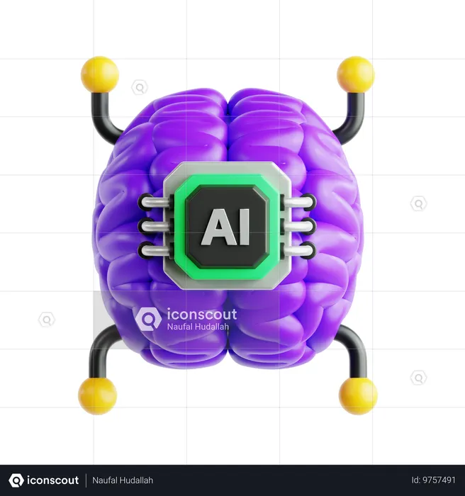 Cerebro Ai  3D Icon