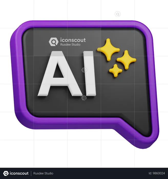 AI Chat  3D Icon