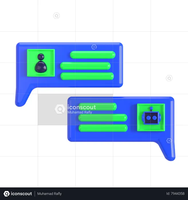 Ai Chat  3D Icon