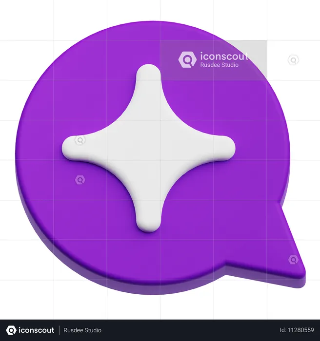 Ai Chat  3D Icon