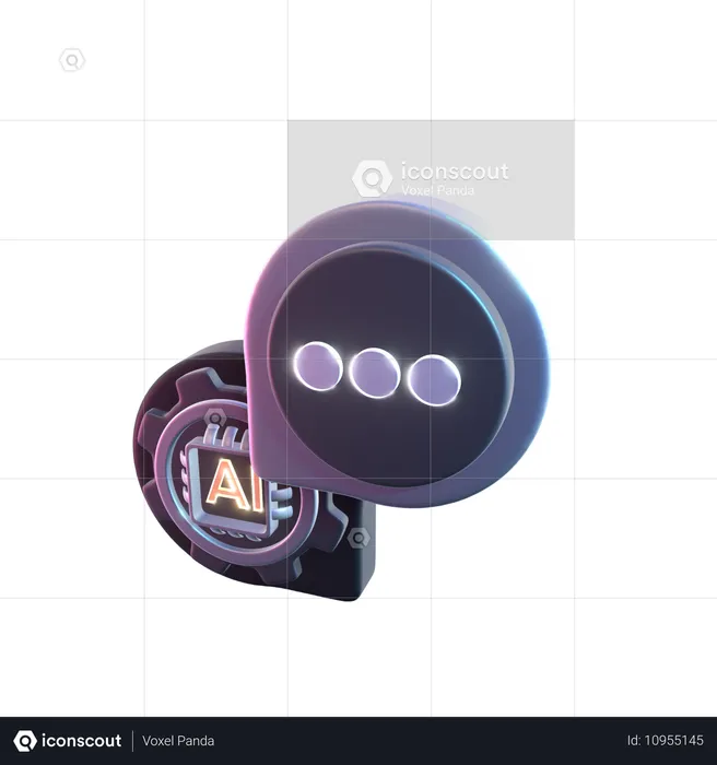 Ai Chat  3D Icon