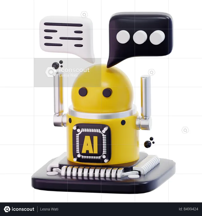 Ai Chatbot  3D Icon