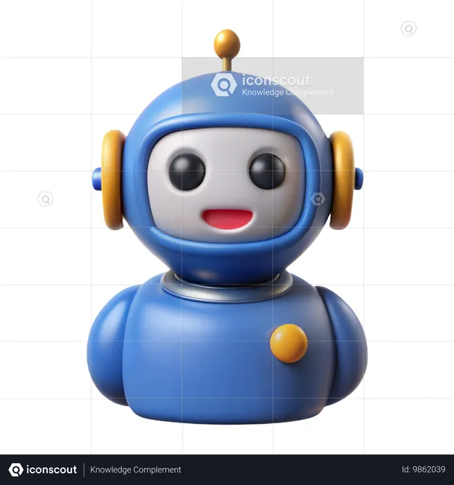 AI Chatbot  3D Icon